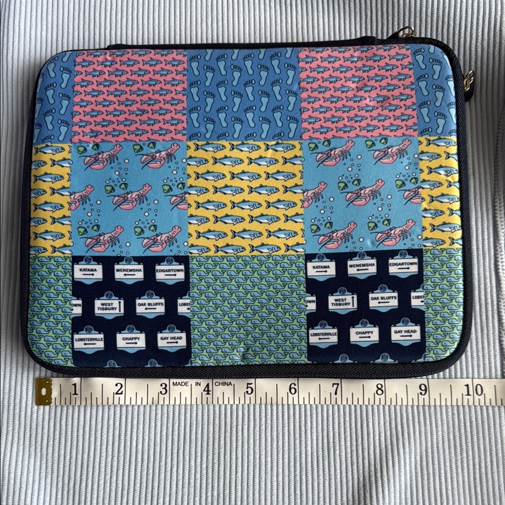Vineyard vines iPad sleeve Colorful Patchwork Laptop Sleeve